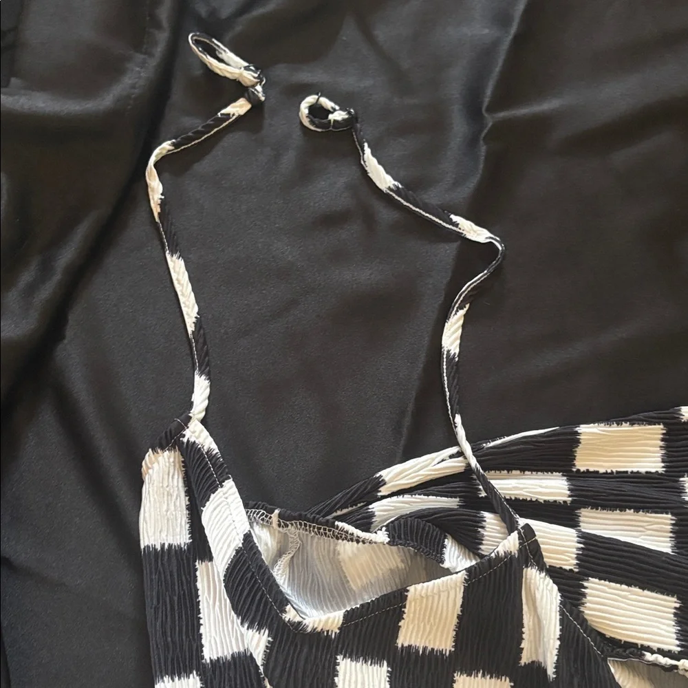 Vans Black and White Checkered loose fitting Dress small - Picture 5 of 5